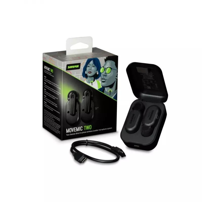 Shure MV-TWO-Z6 mikrofons Melns Mikrofona komplekts
