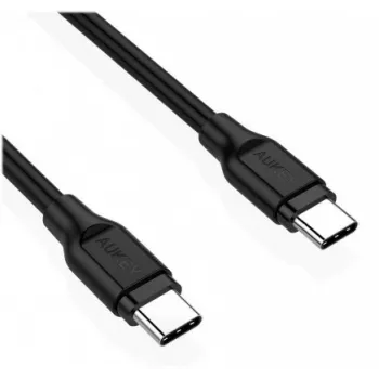 USB-C kabelis Aukey CB-CC1P 1 m, 60 W PD, USB-C uz USB-C