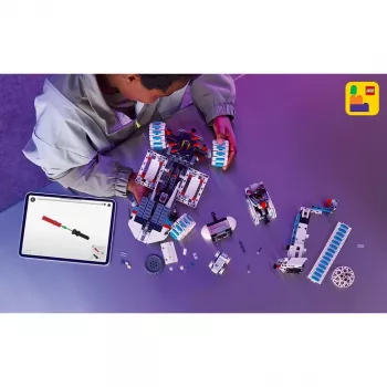 LEGO Technic 42211 Lunar Outpost Moon Rover – konstrukciju rotaļlieta, 1082 gab., modulāra uzbūve, 130×310×190 mm