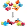 Transportlīdzekļu komplekts Popular Playthings Mix or Match Junior 1 Daudzkrāsains