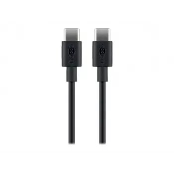 Goobay 66318 USB kabelis melns