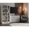 top e shop grāmatplaukts REGAŁ R25 25 cm balts — vienas sekcijas grāmatplaukts