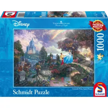 Schmidt Spiele Disney Cinderella puzle, 1000 gab., platums 693 mm