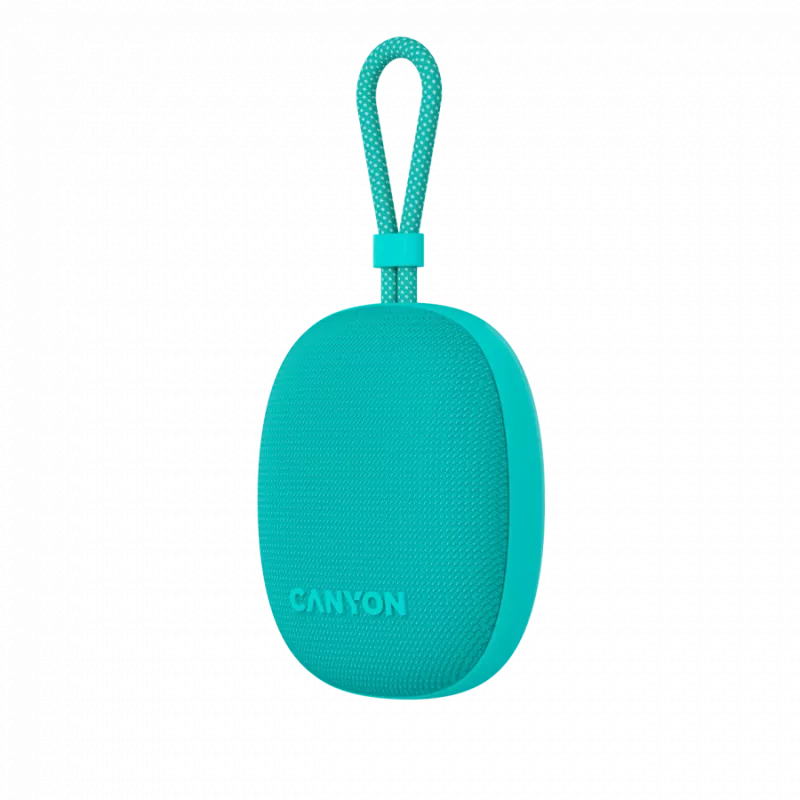 Canyon OnMove 12 - portatīvs Bluetooth v5.3 skaļrunis - 5W - TWS - IPX7 - 12 stundas - USB-C uzlāde