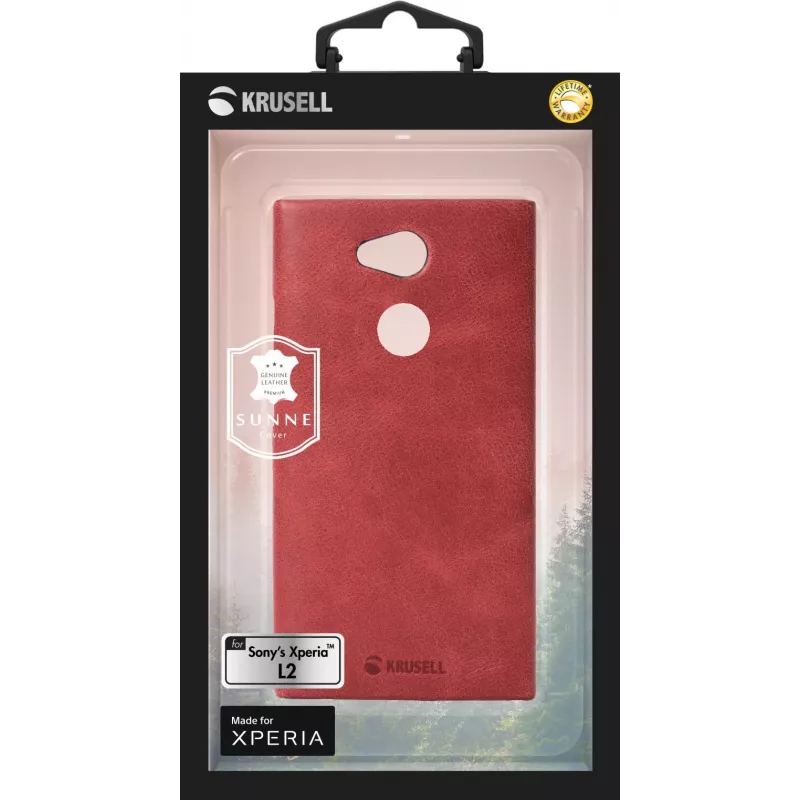 Cover Krusell SUNNE Sony Xperia L2 14 cm (5,5 collas) Sarkans