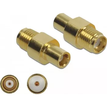 Vadu savienotājs DeLOCK 89958 SMA MCX zelta