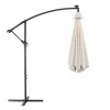 Dārza saulessargs Extralink L-0713 3 m diametrā, bēša nojume, modelis BLACK FOREST