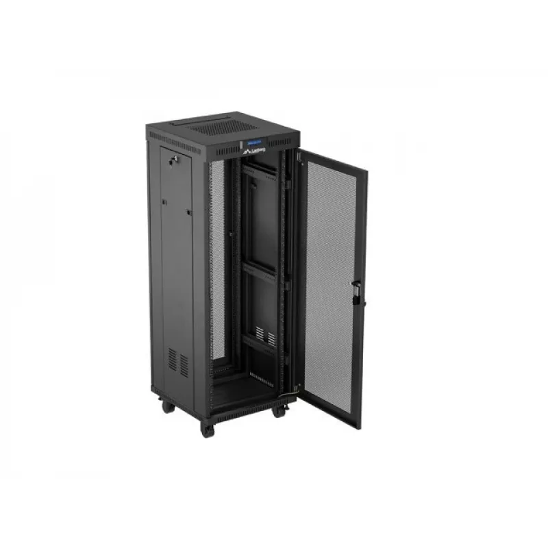 Lanberg FF01-6632-23BL rack cabinet 32U Freestanding rack Melns