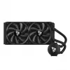 Šķidruma dzesēšanas komplekts SAVIO NOX 240 mm — 240 mm radiators, 2×120 mm ventilatori, alumīnija radiators, vara pamatplāksne, atbalsta LGA 2011/2011-v3/2066/1200/115x/775