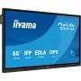 iiyama TE6513A-B1AG Signage displejs Interaktīvais plakanā ekrāna panelis 163,8 cm (64,5 collas) Wi-Fi 500 cd/m² 4K Ultra Ultra HD Melns Skārienekrāns Iebūvēts procesors Android 18/7