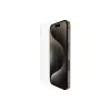 Belkin | ScreenForce Pro | UltraGlass2 Pretmikrobu ekrāna aizsargs | Apple | iPhone 15 Pro | Stikls | Caurspīdīgs | Caurspīdīgs ekrāna aizsargs
