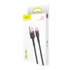 Micro USB kabelis Baseus Cafule 1,5A 2m (sarkans & melns)