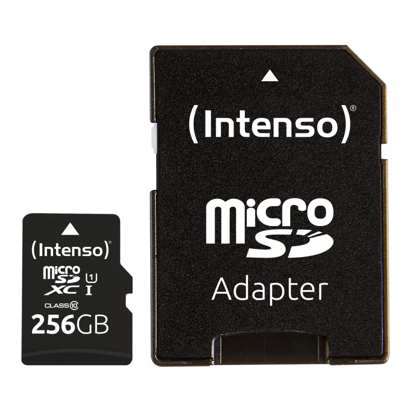 Zibatmiņa Intenso 256GB UHS-I microSD karte