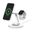 Belkin WIZ023VFBK mobilās ierīces lādētājs Austiņas, Viedtālrunis, Viedpulkstenis Melns USB Bezvadu uzlāde Iekštelpām