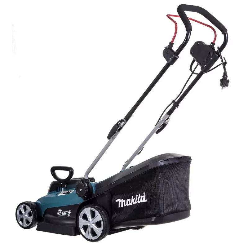 Makita ELM3320 zāliena pļāvējs Staigājams zāliena pļāvējs melns, tirkīza AC