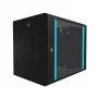 Pie sienas stiprināms statīvs Extralink Extralink Rackmount cabinet 9U 600x450 melns