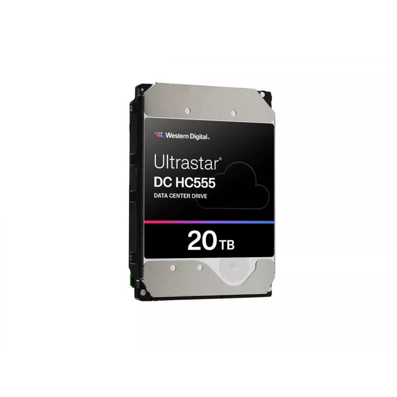 WD Ultrastar DC HC555 - cietais disks - datu centrs - šifrēts - 20 TB - iekšējs - 3,5 collas (8,9 cm)