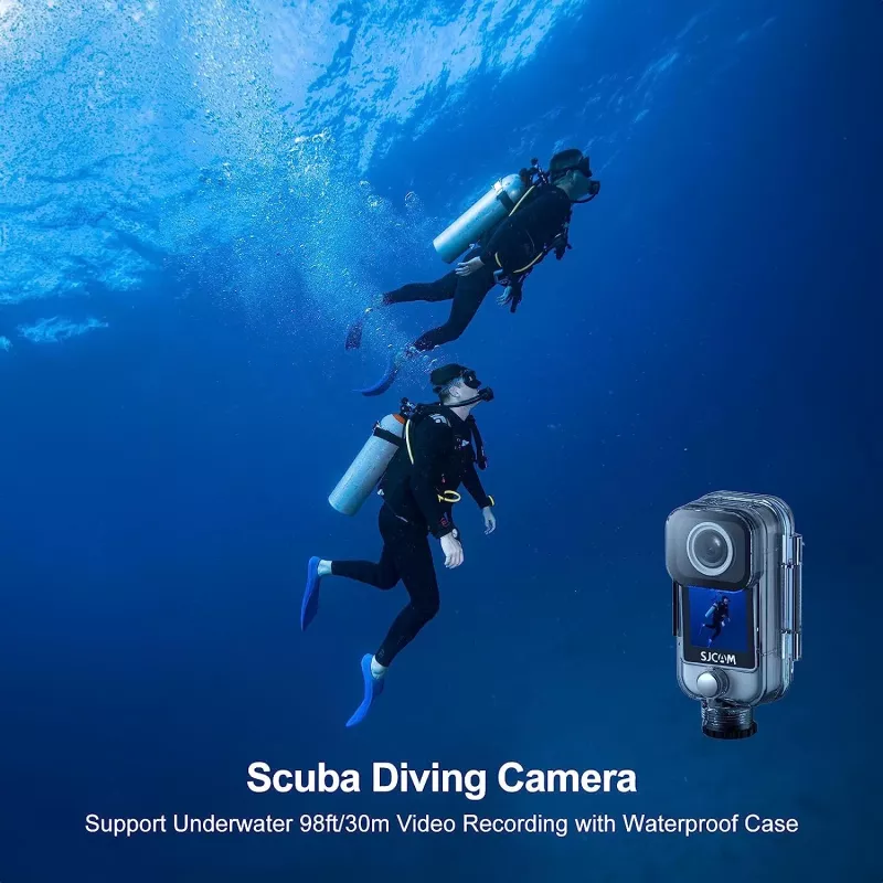 Action camera SJCam C300 4K 30fps, kompakts ūdensizturīgs dizains