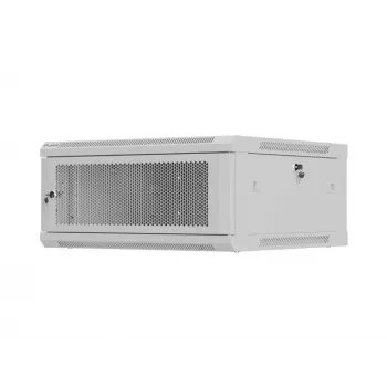 LANBERG pie sienas stiprināms 19 collu instalācijas skapis 4U 600x600 mm, pelēks