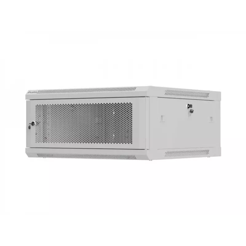 LANBERG pie sienas stiprināms 19 collu instalācijas skapis 4U 600x600 mm, pelēks
