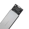 Alumīnija korpuss QOLTEC 51833 M.2 SSD, SATA uz USB 3.0, atbalsta līdz 2TB