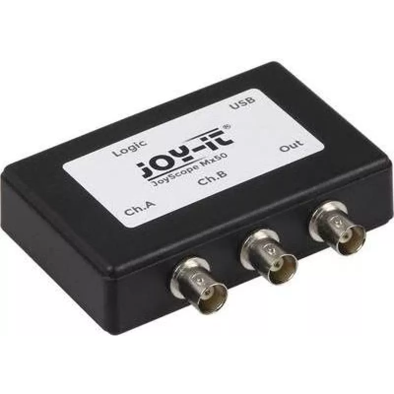 Joy-it Digital-Oscilloscope JT-ScopeMega50 48 MHz 2 kanālu, 16 kanālu 8 Bit (JT-ScopeMega50)