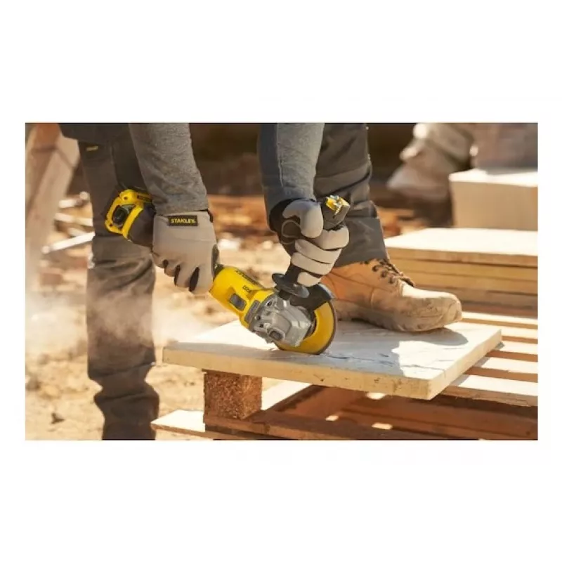 Stanley SFMCG710M1T-QW leņķa slīpmašīna 12.5 cm 8500 RPM 800 W 1.84 kg
