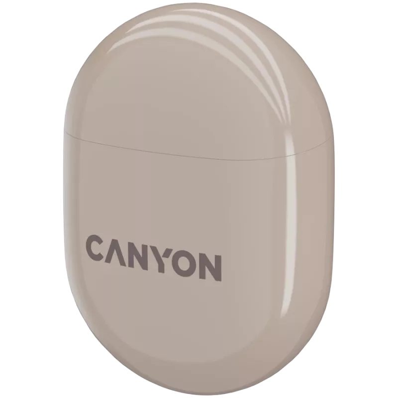 Canyon Bluetooth austiņas TWS-6 Gaming režīms/BT 5.3 bēšs mazumtirdzniecībai (CNS-TWS6BE)