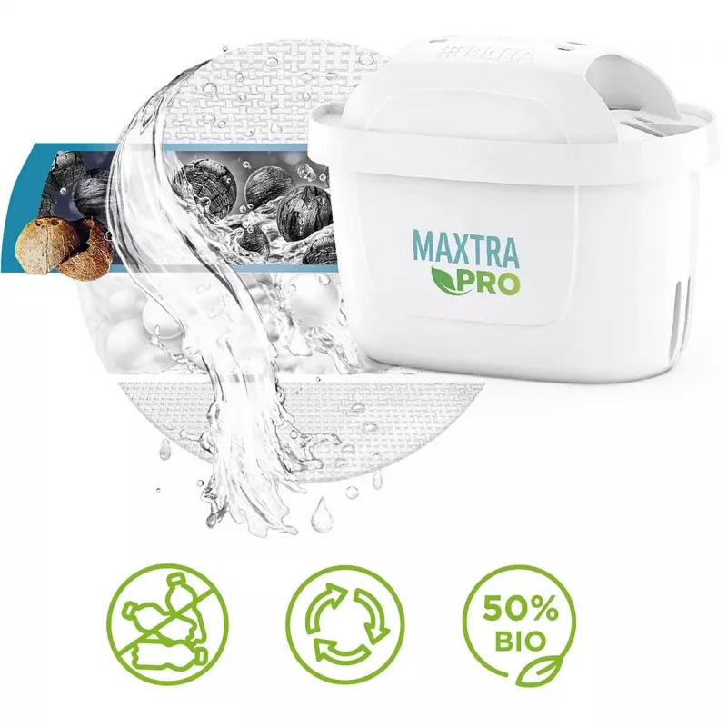 Brita 122003 ūdens filtra kasetne 2 gab. Balta