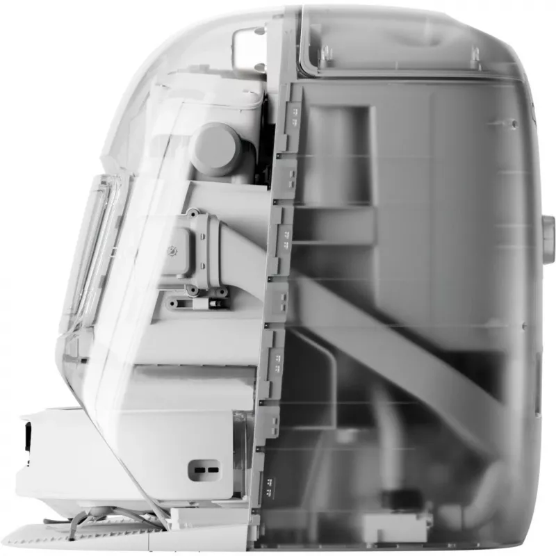 Putekļu sūcējs robots un mitrā slota DJI ROMO P (Ūdens tvertnes versija) — Pelēks/Balts, 0,26 L putekļu, 4 L tīra ūdens / 3,2 L netīra ūdens, 5000 mAh baterija