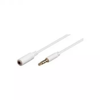 Microconnect IPOD003A audio kabelis 1 m 3,5 mm balts