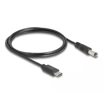 DeLOCK USB Type-C strāvas kabelis 1 m 5.5 x 2.1 mm vīrišķais 5 V 1.5 A