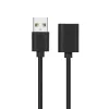 USB pagarinātājs AM-AF 1,8 m melns