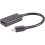 shiverpeaks ®-BASIC-S--Mini DisplayPort 1.2 adapteris, Mini DisplayPort spraudnis uz DisplayPort ligzdu, 4K, 0,2 m (BS10-01032)