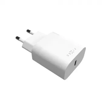 Ceļojumu lādētājs FIXED FIXC20N-C-WH 20W USB-C kompakts tīkla adapteris