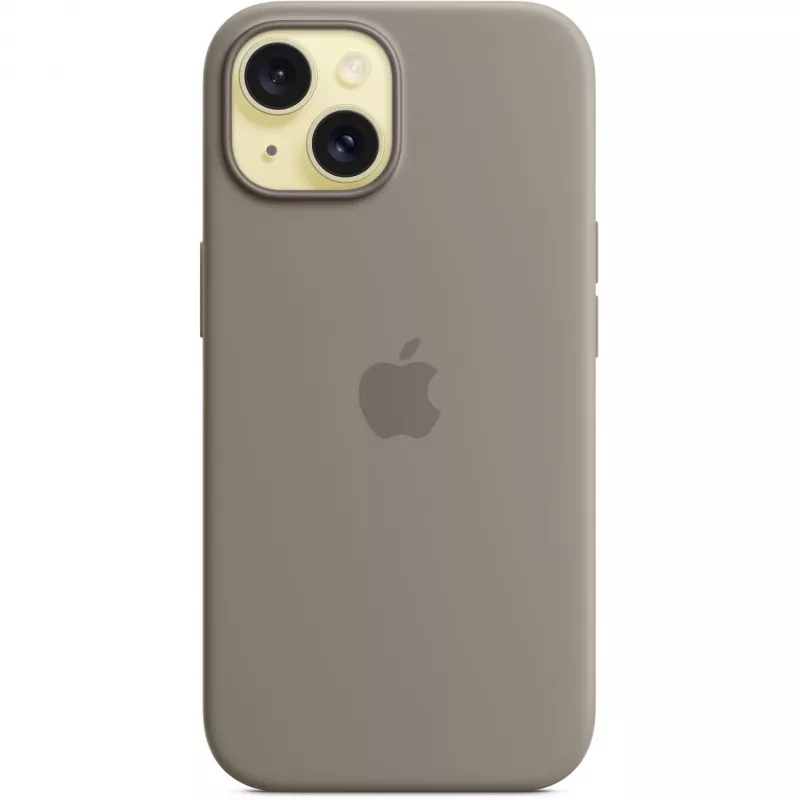 Silikona maciņš ar MagSafe iPhone 15 - māla krāsa