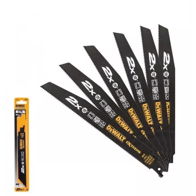 DeWALT DT2408L-QZ finierzāģa/lokzāģa/elektrozāģa asmens Finierzāģa asmens Augsta oglekļa tērauda (HCS) 5 gab.