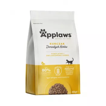APPLAWS Adult Chicken - sausā barība kaķiem - 400g