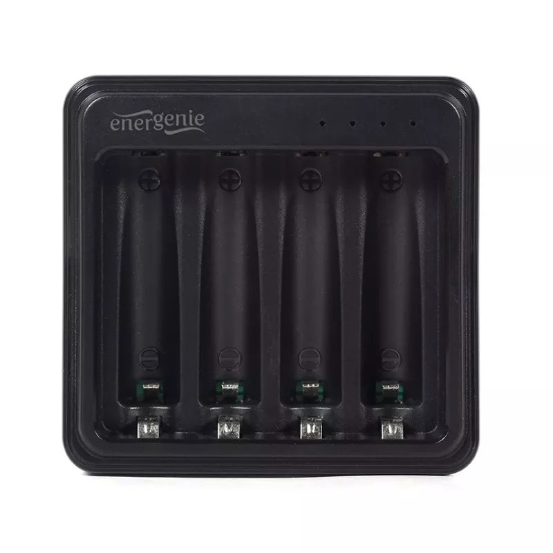 Bateriju lādētājs Gembird BC-USB-03 USB saderīgs AA AAA melns