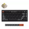 Mehāniskā tastatūra Keychron V1 Ultra 8K — 75% formas faktors, QWERTY, Bluetooth, RGB, melna