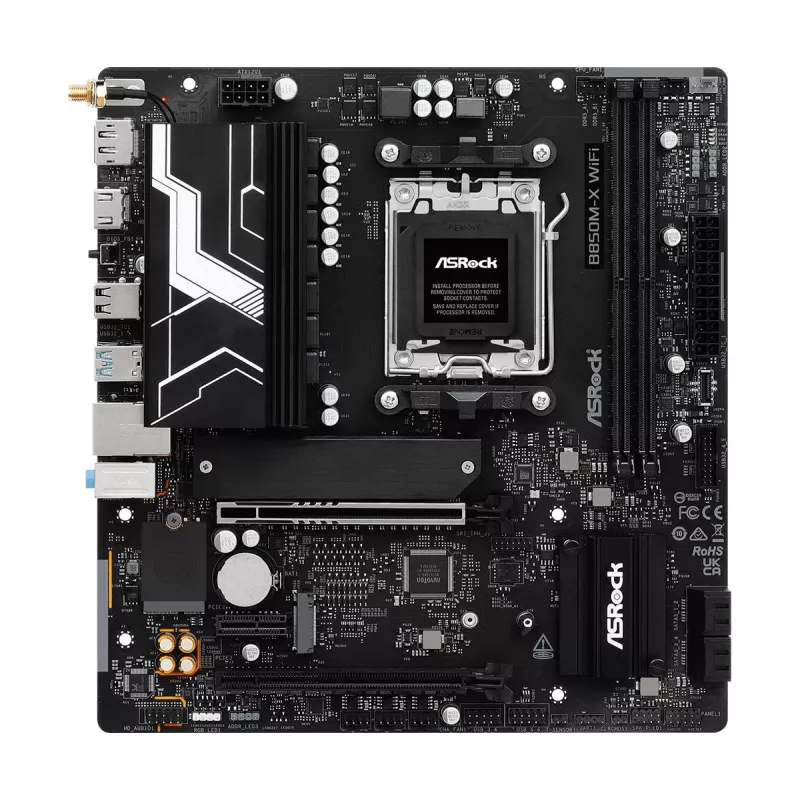 ASRock B850M-X WiFi R2.0 AMD B850 AM5 Micro-ATX mātesplate