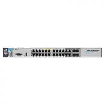 Slēdzis HP Enterprise ProCurve 3500 yl 24G PW J8692A-RFB ar Layer 3 atbalstu