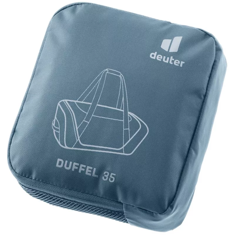 Somas soma DEUTER Duffel 35 atlantic-ink — 35 L ietilpība, ūdensnecaurlaidīga pamatne, pārnēsāšanas rokturi