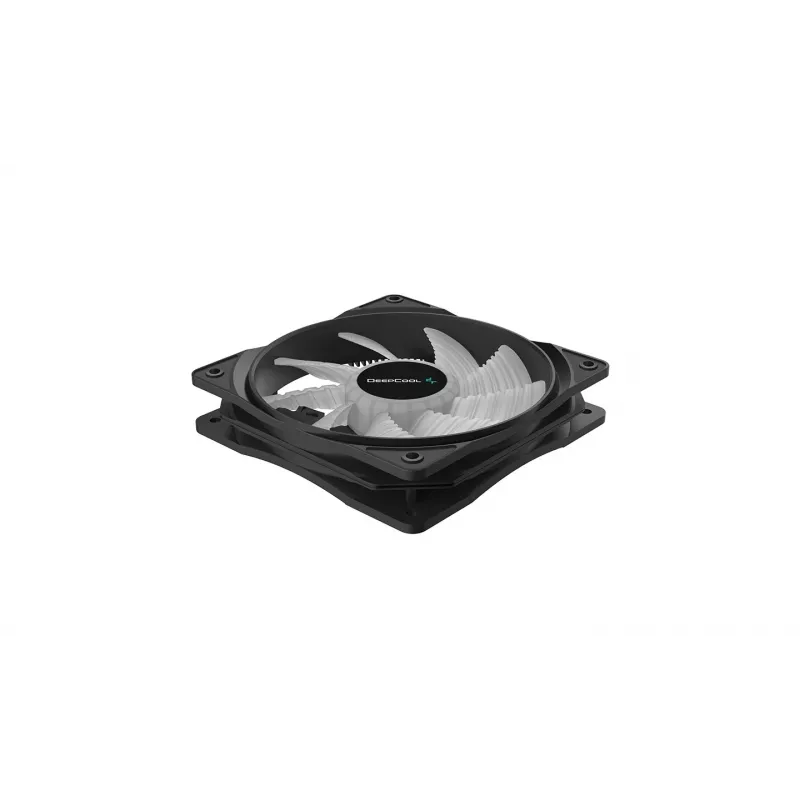 DeepCool RF120B Datora korpusa ventilators 12 cm Melns, Caurspīdīgs 1 gab.