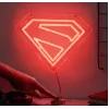 Pie sienas montējama LED neona gaisma Paladone Superman PP14478SMTVN, dekoratīvs sienas zīme