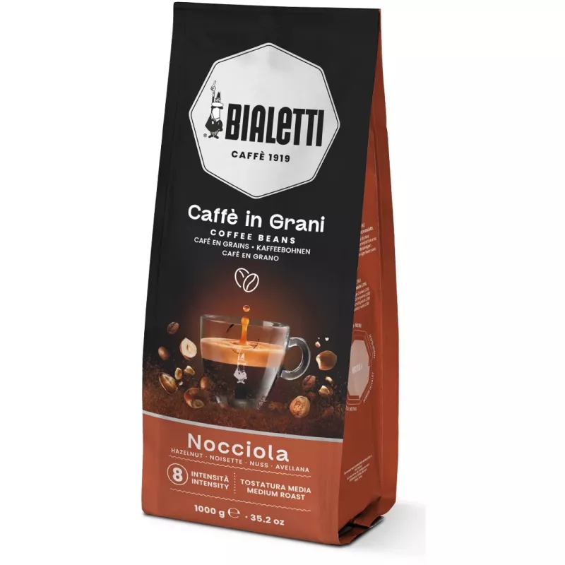 Bialetti Esperto Grani lazdu riekstu kafijas pupiņas 1 kg