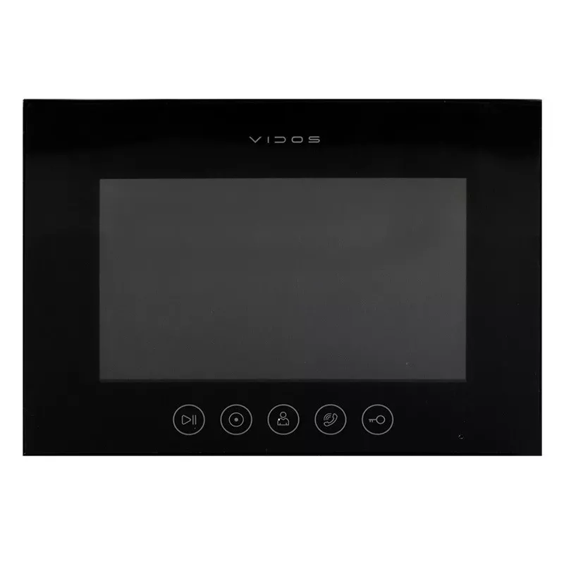 WiFi video domofona monitors VIDOS X M11B-X 7 collu LCD TFT 1024x600px Melns
