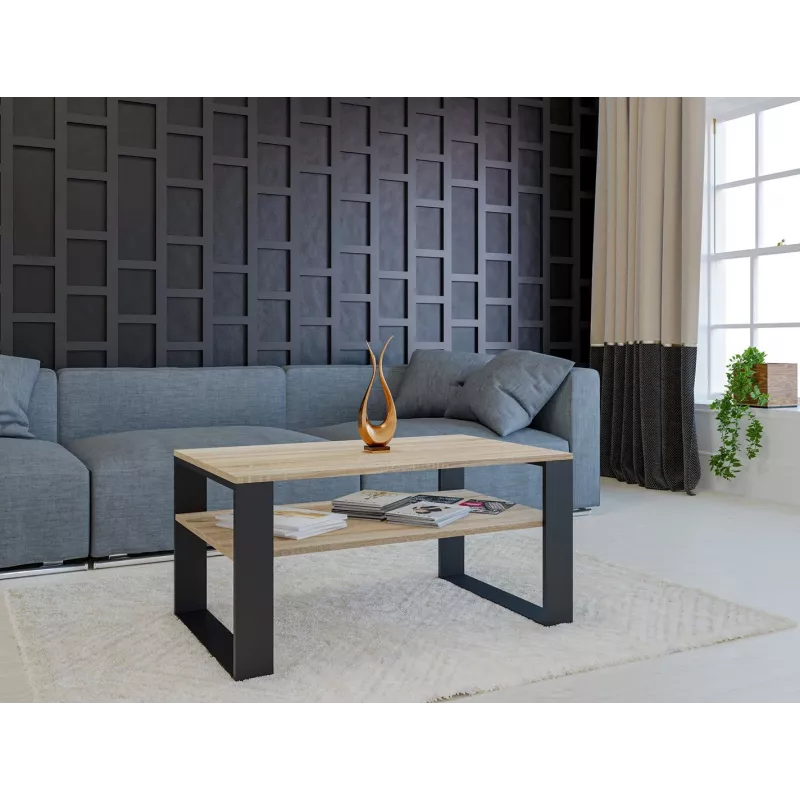 Topeshop MODERN 1P SON CZ kafijas / sānu / stūra galdiņš Kafijas galdiņš taisnstūra forma 2 kāja(-as)