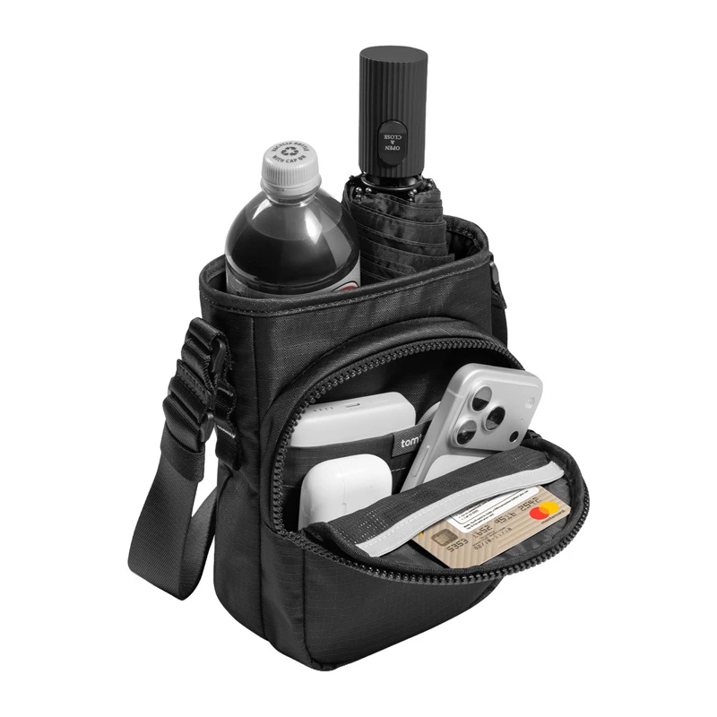 Tomtoc nēsāšanas siksnas soma G50 Switch 2 JoyCarry Sling — melna