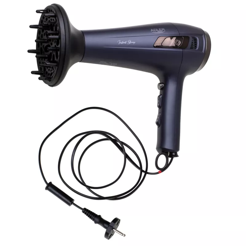 Fēns ar ievelkamu vadu - 2400W + Adler difuzors